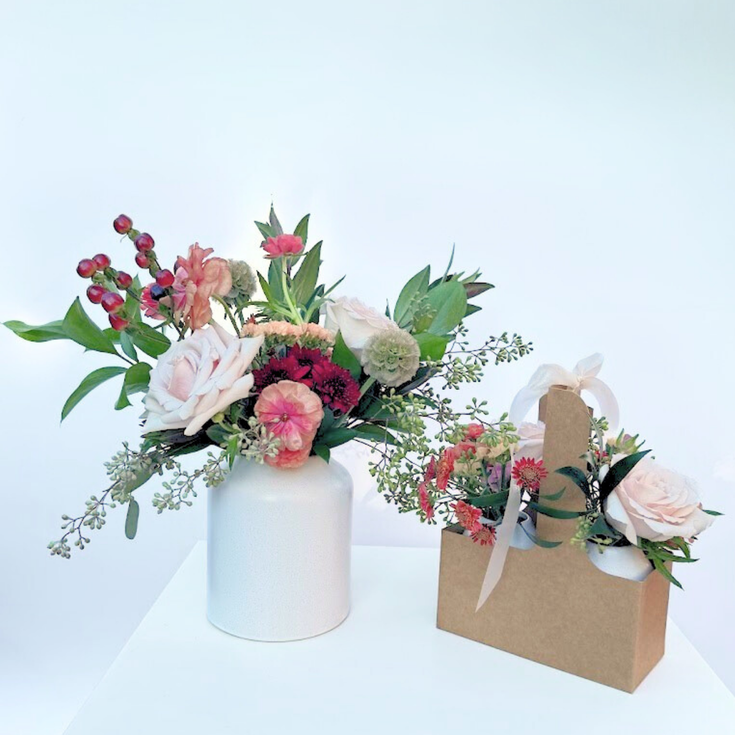 Thanksgiving Floral Arrangement - the Graceful Garden Vase