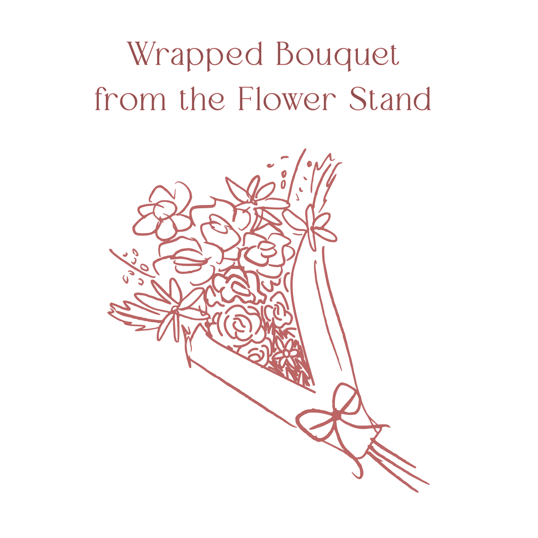Thanksgiving Wrapped Bouquet