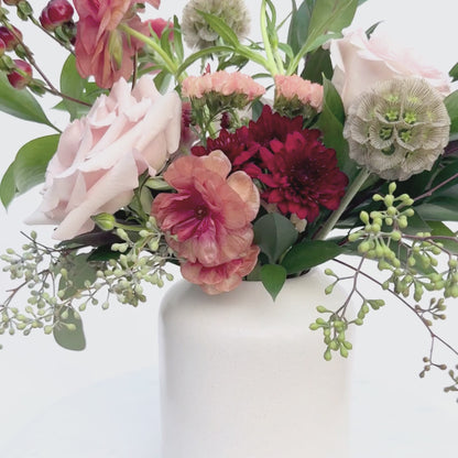 Thanksgiving Floral Arrangement - the Graceful Garden Vase
