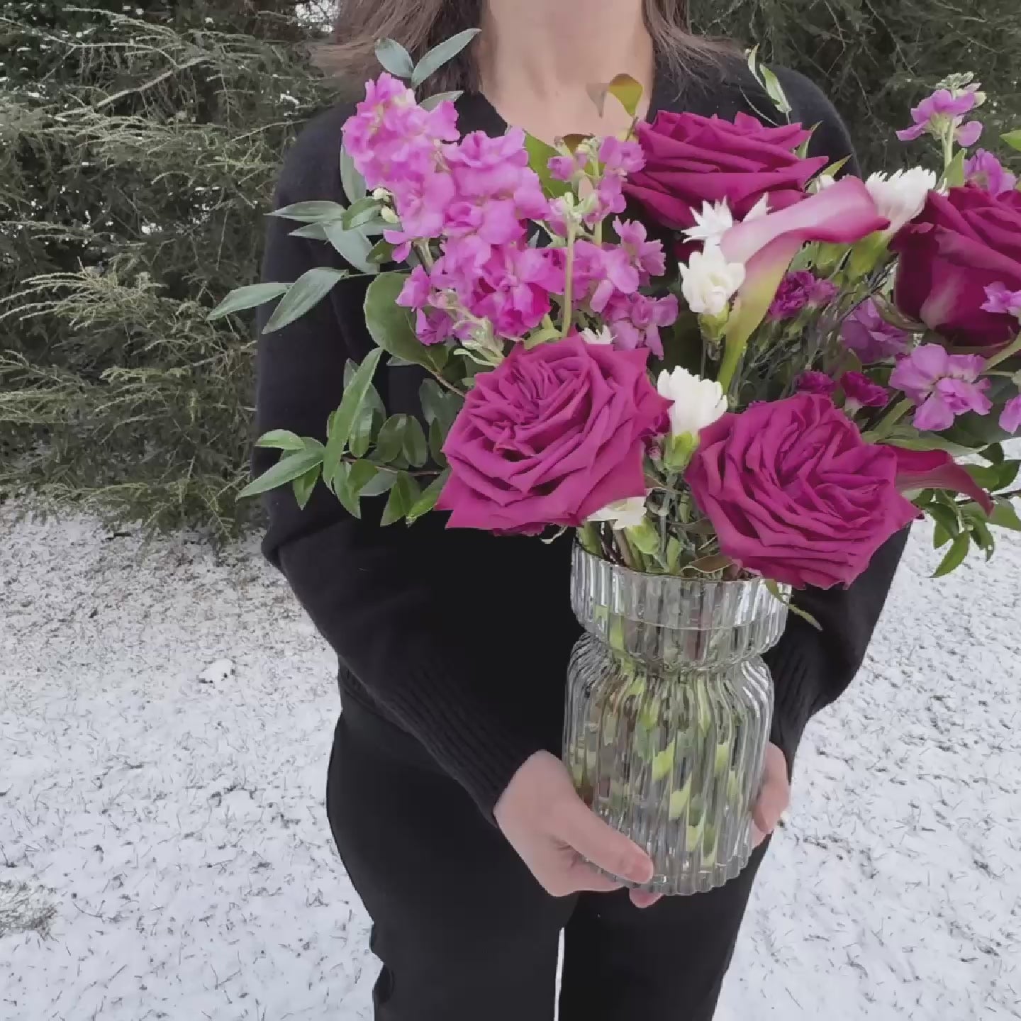 Dead Sexy - Deluxe Valentine Vase Arrangement